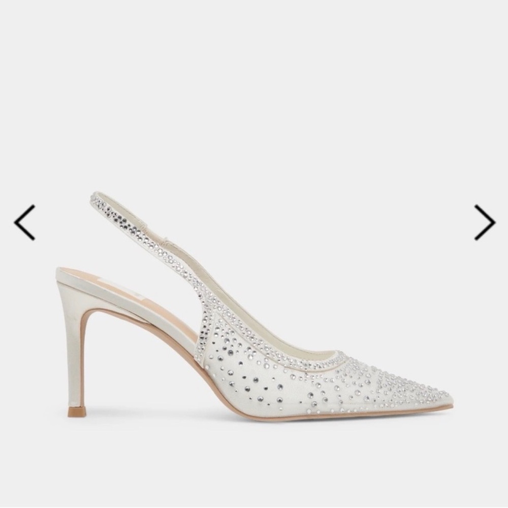 Dolce Vita Kaye Crystal Slingback Pumps